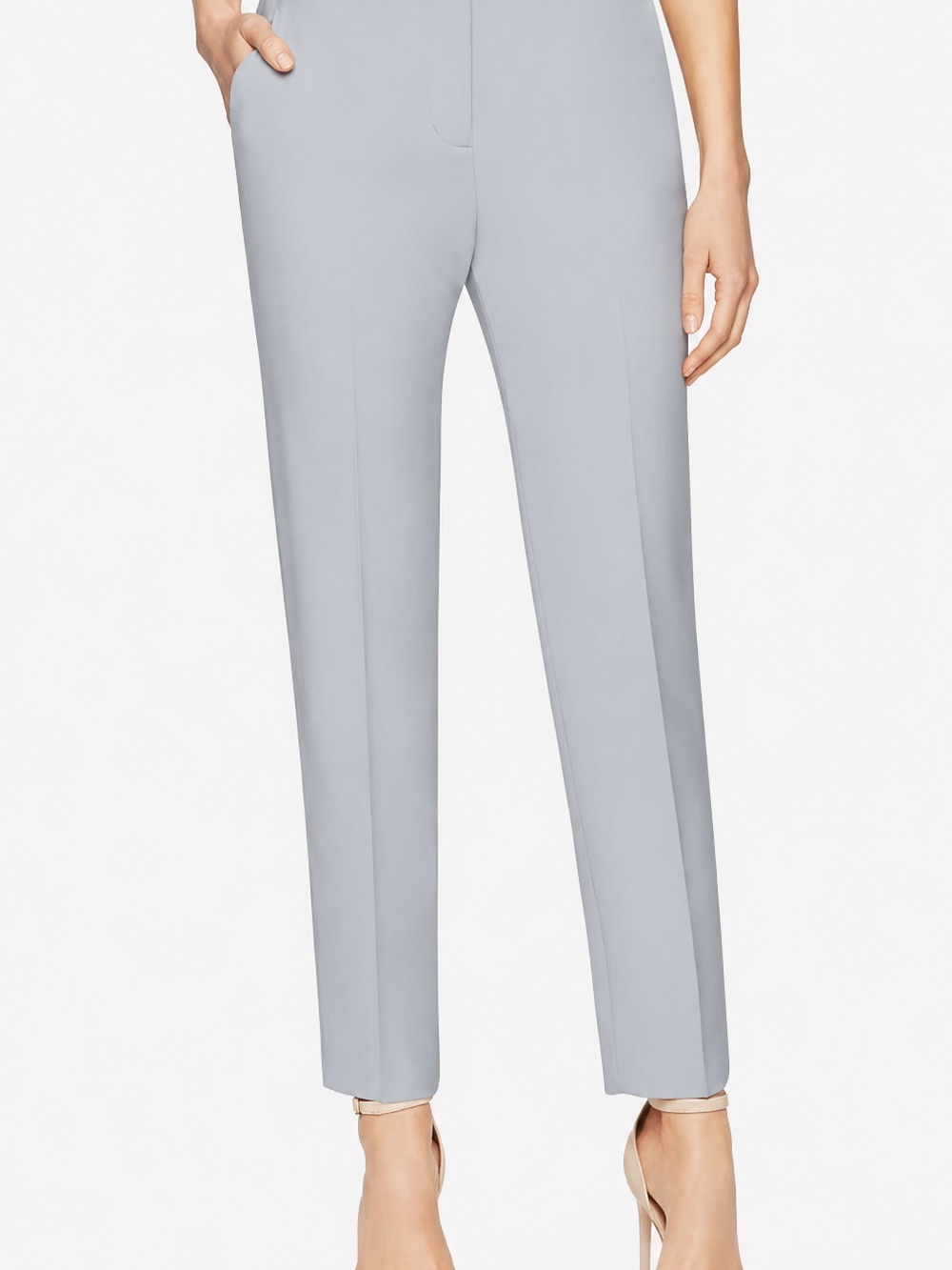 NWT BCBGMaxAzria Slim Straight Ankle Pants in Haze size 2 $138